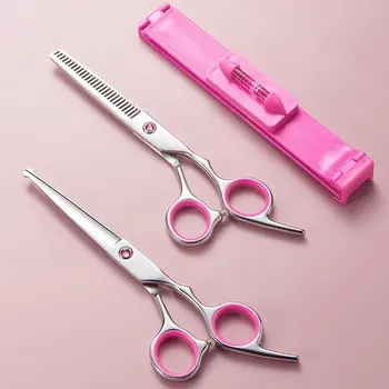 Ножницы для волос для истончения и стрижки волос Профессиональные инструменты для парикмахерской Детские стрижки, набор из нескольких предметов, инструмент для обрезки челки