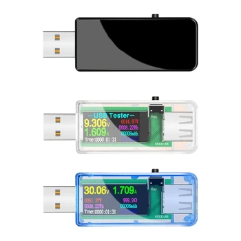 Цифровой USB-измеритель тока, тестер, измерение, анализ, цветной дисплей, вольтметр, амперметр, прямая поставка