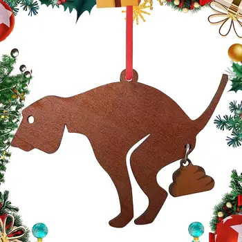 Рождественское украшение, подвеска в виде собаки - украшения на Рождественскую елку | Собака, Рождественская елка, деревянное украшение, Идея подарка для любителей собак, Декор Милый