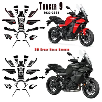Tracer 9 наклейки Для Yamaha Tracer 9 Tracer 9GT 2022 2023 Мотоцикл 3D Наклейка Из Эпоксидной Смолы защитная наклейка наклейки