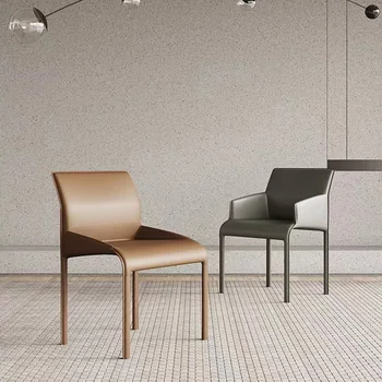 Офисное Скандинавское Барное кресло Минималистичный персональный Современный Обеденный стул Дизайнерский акцент Шезлонг Sillas Nordicas Мебель для дома