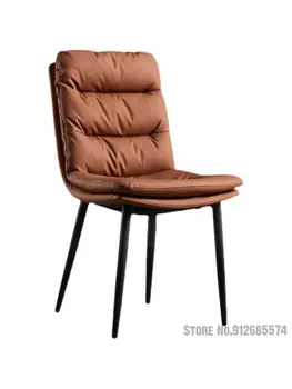 Обеденный стул Home Nordic Light Роскошный Современный простой Чистый Красный Арт-стул для отдыха, итальянский стул для переговоров, стол для макияжа, стул