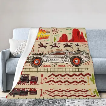 Одеяло Delorean 1885 г. Мягкое теплое Фланелевое Плюшевое Одеяло для кровати Гостиной, домашнего дивана для пикника