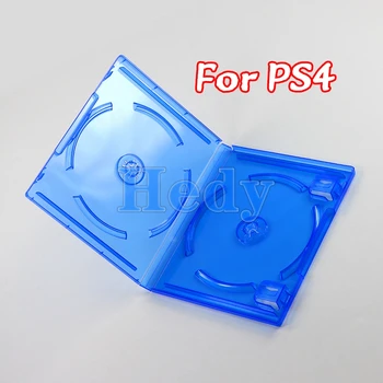 Сменный футляр для компакт-дисков 10ШТ для игры PS4, двойной диск, запасная синяя игровая коробка Blu-Ray