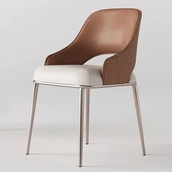 Обеденные стулья для спальни офиса конференции Дизайнерские Обеденные стулья для гостиной Трон Silla Comedor Мебель для дома YQ50DC
