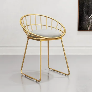 Золотые стулья для столовой Роскошные Современные дизайнерские стулья для столовой Салонный стиль Sillas De Cocina Кухонная мебель CC50CY
