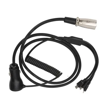Мультизарядный кабель 3 в 1 для инвалидной коляски, USB-адаптер, зарядный кабель, универсальный шнур для быстрой зарядки электрического скутера