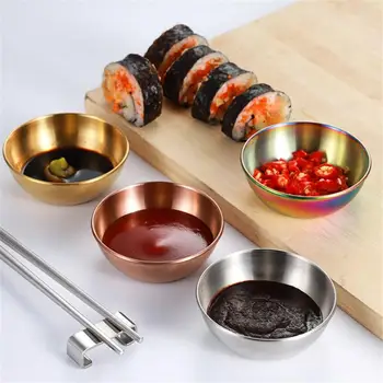 Креативная миска для салата Рамэн, лапши, Корейская посуда, Суп, фрукты, Золотые миски, Однослойная Кухонная утварь