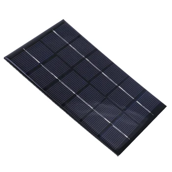 Универсальная солнечная панель 6 В 2 Вт, поликристаллический кремниевый аккумулятор, модуль питания