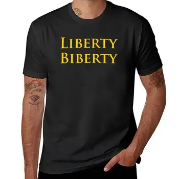 Новая футболка Liberty Biberty, графическая футболка, винтажная футболка, мужские винтажные футболки