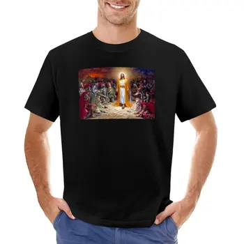 Духовная футболка с Господом Иисусом Христом, одежда kawaii, футболка нового выпуска, мужские футболки
