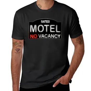 Новая футболка с надписью Мотеля Bates, графическая футболка, изготовленная на заказ, черная футболка, новая версия футболки, тренировочные рубашки для мужчин