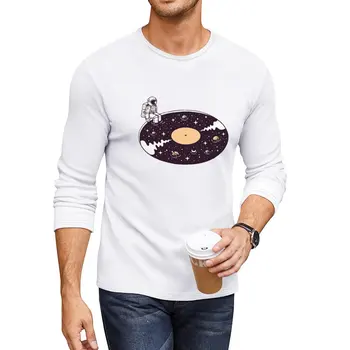 Новая длинная футболка с космическим звуком, графическая футболка, быстросохнущая рубашка, футболки на заказ, эстетическая одежда, мужская одежда