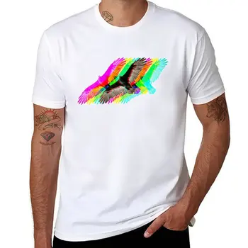 Новая футболка CMYK Turkey Vulture, одежда из аниме, футболки на заказ, футболки с коротким рукавом, простые футболки, мужские