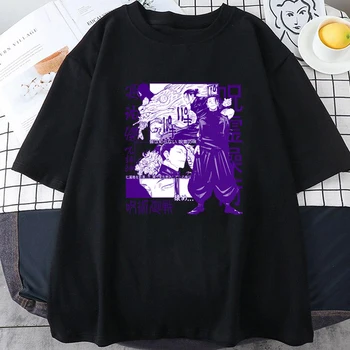 Горячая аниме-футболка Jujutsu Kaisen 2023, топы, Camisetas, футболка Suguru Geto