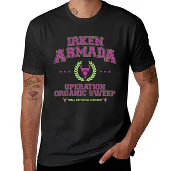 Новая Irken Armada: футболка с цветовым решением, черная футболка, спортивные рубашки, футболки на заказ, мужские футболки