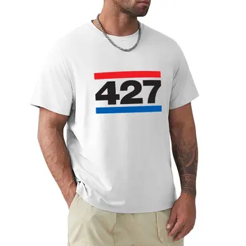 Винтажная футболка с эмблемой Кобры 427, футболки на заказ, футболки больших размеров, обычная футболка, тренировочные рубашки для мужчин