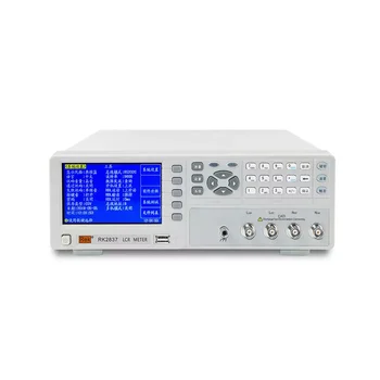 RK2837 Настольный Многофункциональный прецизионный цифровой мостовой тестер LCR с частотой 100 кГц, измеритель LCR с ЖК-дисплеем, конденсаторный тестер индуктивности