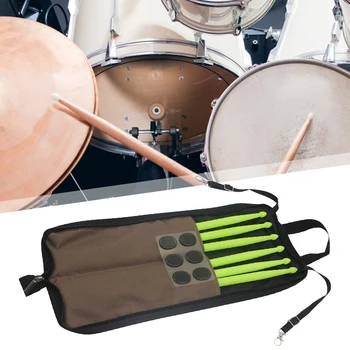Набор сумок для отключения звука барабанной палочки, профессиональная барабанная палочка, глушитель для барабана, чехол для переноски ударных инструментов, аксессуары для музыкальных инструментов