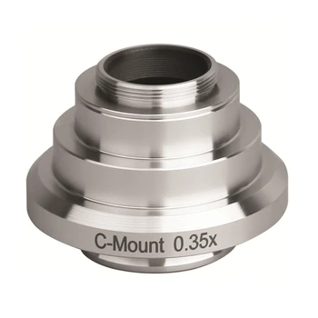 Адаптер C-mount для камеры микроскопа 0.35X, совместимый с микроскопами Leica
