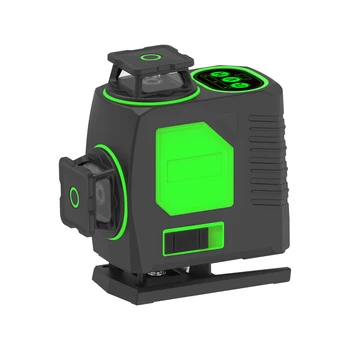 Высокоточный лазерный уровень Commander с вращением на 360 градусов 16 линий 4D Multi Green Light Survey Level