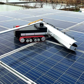 Фотоэлектрический робот-уборщик для солнечной панели Производитель,продажа робота для чистки солнечных панелей робот-уборщик для солнечной панели