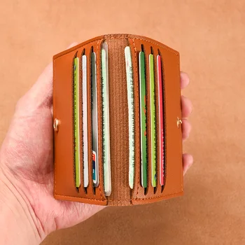 Однотонный маленький кошелек из искусственной кожи для женщин, короткий простой женский кошелек, ультратонкая мужская сумка для кредитных карт, портмоне, держатель для карт