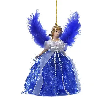 Плюшевый ангел, рождественская кукла для украшения дома, прочная креативная декоративная плюшевая игрушка, идеальный подарок для малышей.