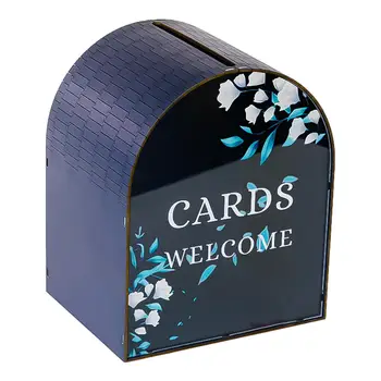 Акриловая коробка для свадебных открыток, ящик для голосования, футляр для карточек, держатель для душа ребенка, День рождения, свадебный прием, Помолвка, Свадебный конверт