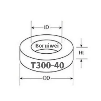 Радиочастотные магнитные сердечники марки Boruiwei марки T300-40 с радиочастотным магнитопроводом