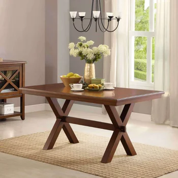 Обеденный стол Maddox Crossing Компактная мебель Обеденный стол из дерева