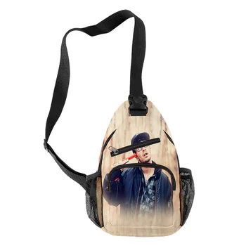 Рэпер WAWNI Крис Уэбби, сумка на одно плечо, Harajuku, Мужская/Женская Школьная сумка для мальчиков и девочек, Школьная сумка на молнии, Модный стиль, 3D принт