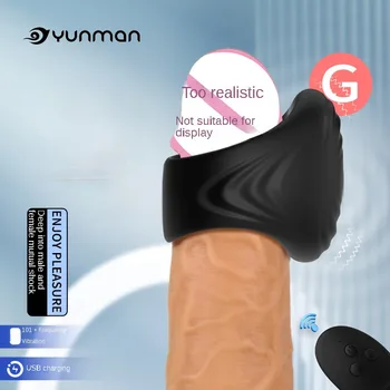 Кольцо для пениса Yunman, ударное кольцо в виде черепашьей подковы, Резонансное кольцо для мужской пары, секс-игрушки для мужчин и женщин с кольцом для задержки вибрации