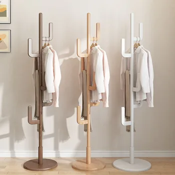 Портативная минималистичная вешалка для одежды, Деревянная спальня, Бесплатная доставка, Вешалка для одежды, экономия места, Эстетичная Мебель Percheros Nordic