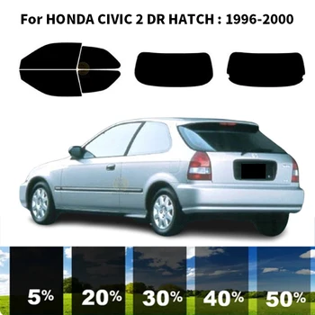 Предварительно Обработанная нанокерамика car UV Window Tint Kit Автомобильная Оконная Пленка Для HONDA CIVIC 2 DR HATCH 1996-2000