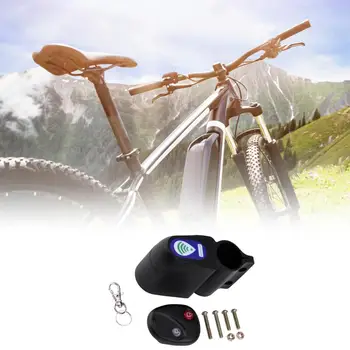 Чувствительный замок сигнализации ABS, чувствительный замок велосипедной сигнализации, полезный пульт дистанционного управления, вибрационная сигнализация велосипеда для MTB дорожного велосипеда