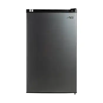 Мини-холодильник Arctic King объемом 4,4 кубических фута, однодверный, без морозильной камеры, E-Star из черной нержавеющей стали, ARM44A5ASL
