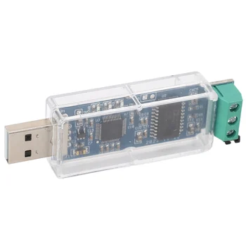 Модуль USB To CAN Модуль USB To CAN преобразователя 5V Скорость передачи данных 1 М в Бодах Изоляция 2500 В Проект с открытым исходным кодом, переносимый для промышленного использования