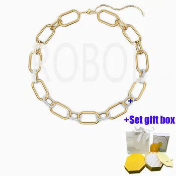 Модное и очаровательное ювелирное ожерелье с бриллиантовой инкрустацией, подходящее для красивых женщин, бесплатная доставка