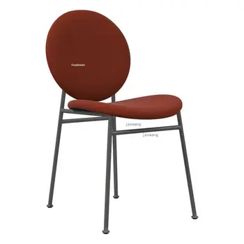 Скандинавские обеденные стулья с дизайнерской спинкой, обеденные стулья для кафе для отдыха, Десертные стулья, Современная мебель для гостиной, стул E