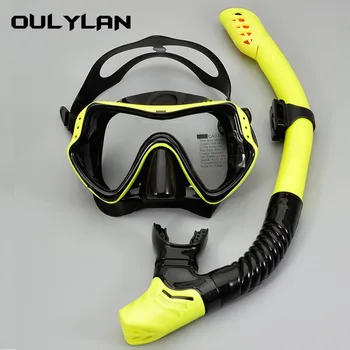 Маска для дайвинга, трубки, защитные очки, профессиональный набор дыхательных трубок для дайвинга и плавания, маска для подводного плавания, плавание