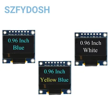 0,96 Дюймов IIC SPI Последовательный 7Pin Белый/Синий/Желтый Синий/Желтый OLED-дисплей Модуль SSD1306 12864 ЖК-экран Доска